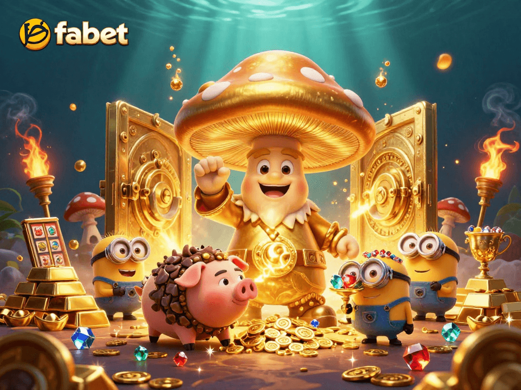 Experience the magic of FABET with enchanting casino treasures and golden symbols.