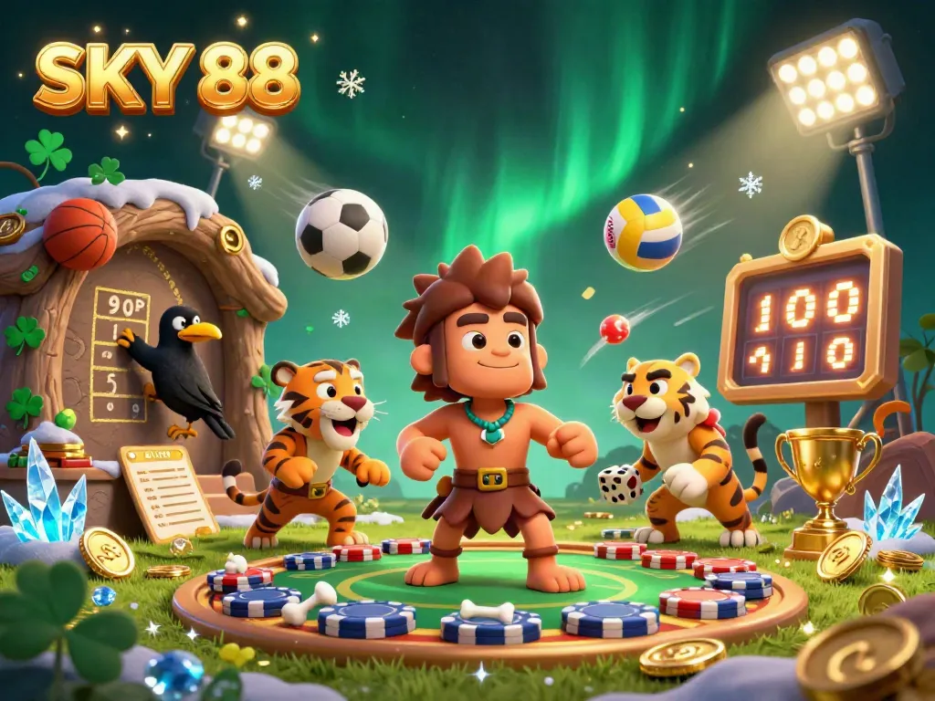 Engage in thrilling games at SKY 88, where ancient casino legends and modern sports betting collide.