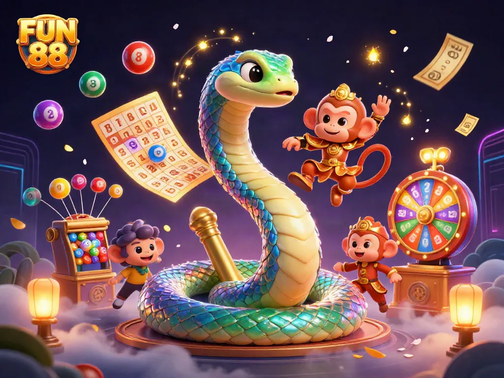 Engage in thrilling experiences with FUN 88's dazzling lottery dynamics and lively game elements.
