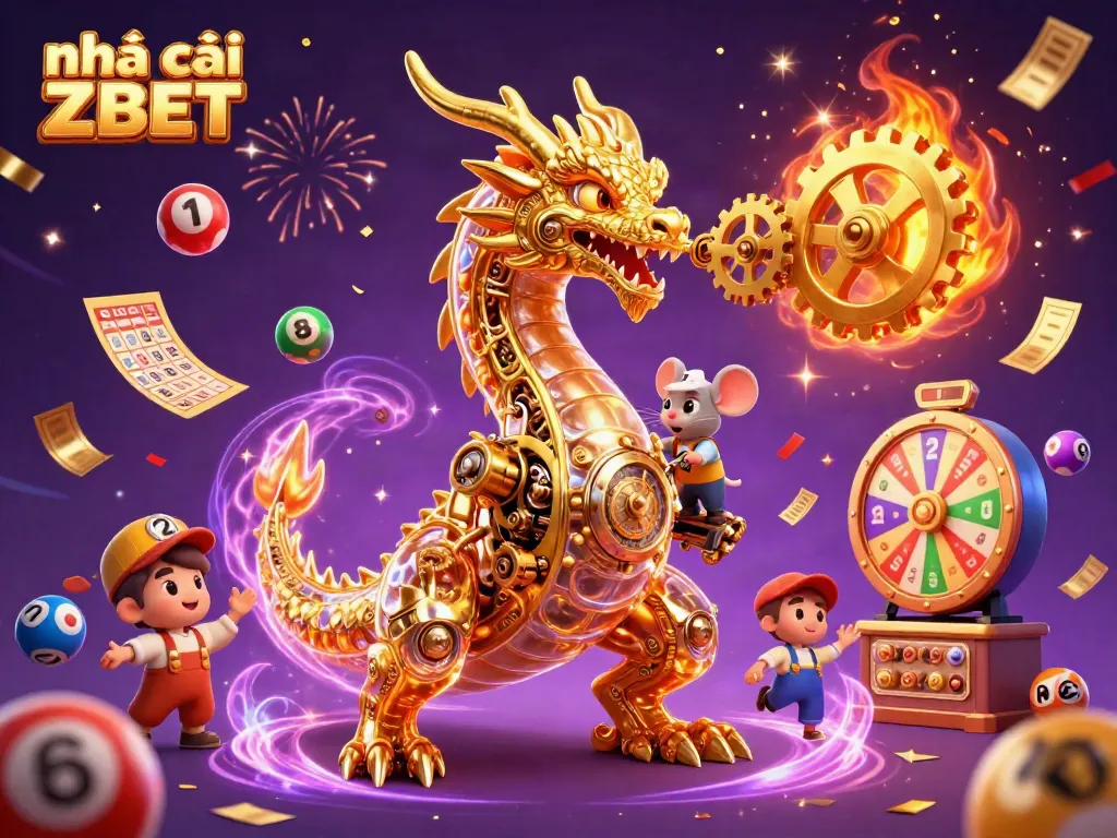 Experience thrilling gameplay with nhà cái ZBET in this vibrant casino fantasy scene.