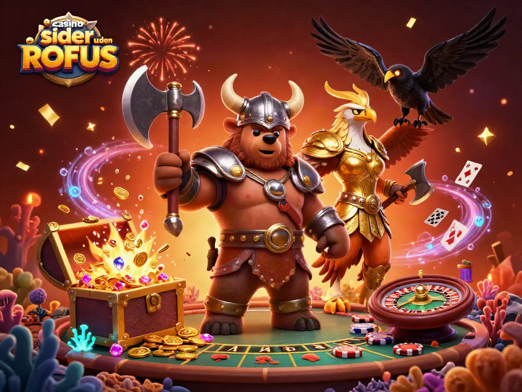 Experience thrilling gameplay at casino sider uden ROFUS with vibrant characters and exciting elements.
