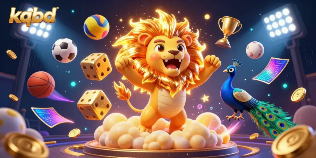Experience live sports betting action with kqbd, featuring vibrant sports-themed elements.