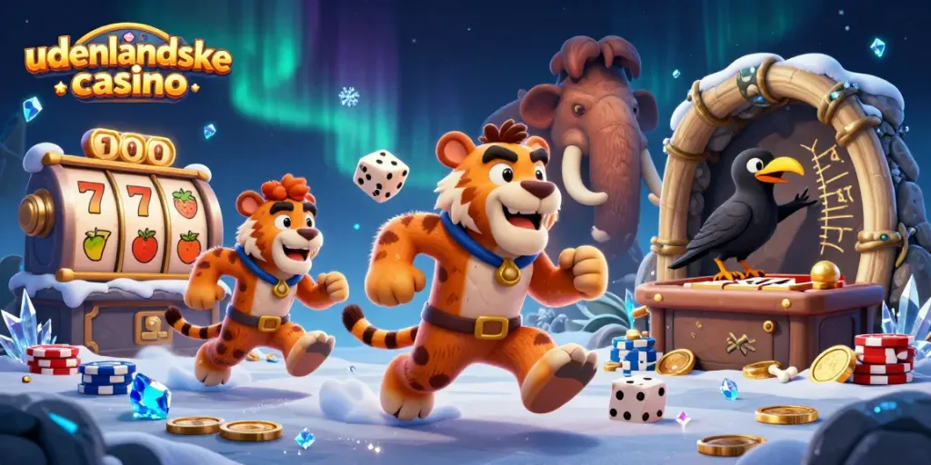 Experience the thrill at udenlandske casino with dynamic slot reels and an exciting prehistoric atmosphere.