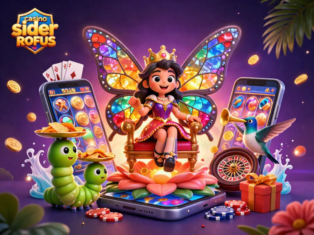 Engage with casino sider uden ROFUS, featuring a colorful scene of gameplay excitement and vibrant characters.