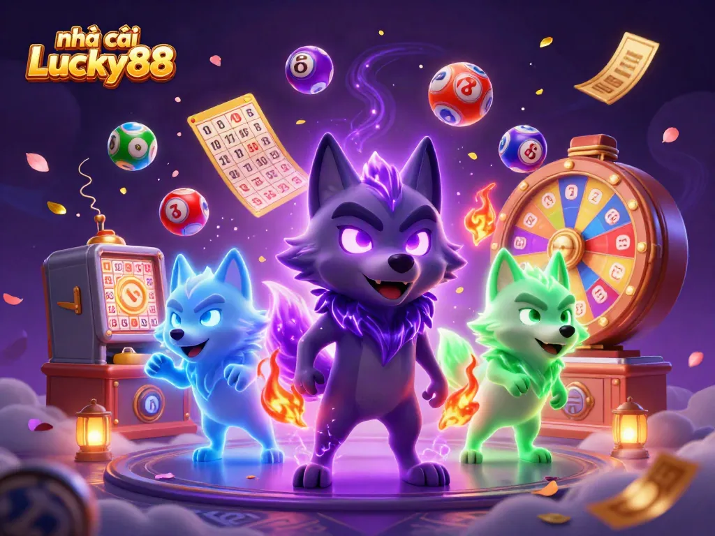 Engage with dynamic lottery excitement at nhà cái Lucky88 featuring vibrant gaming elements.