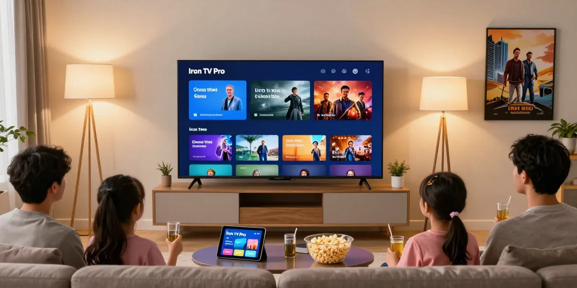Profitez de l'abonnement Iron tv pro avec une expérience de streaming en famille.